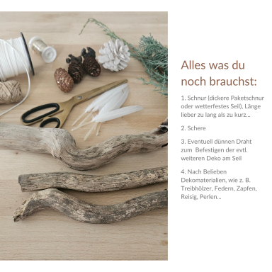 Alles was du brauchst zum Selbstgestalten deines DIY Windspiels